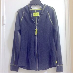 🔥Marc New York hooded zipper cotton blend top